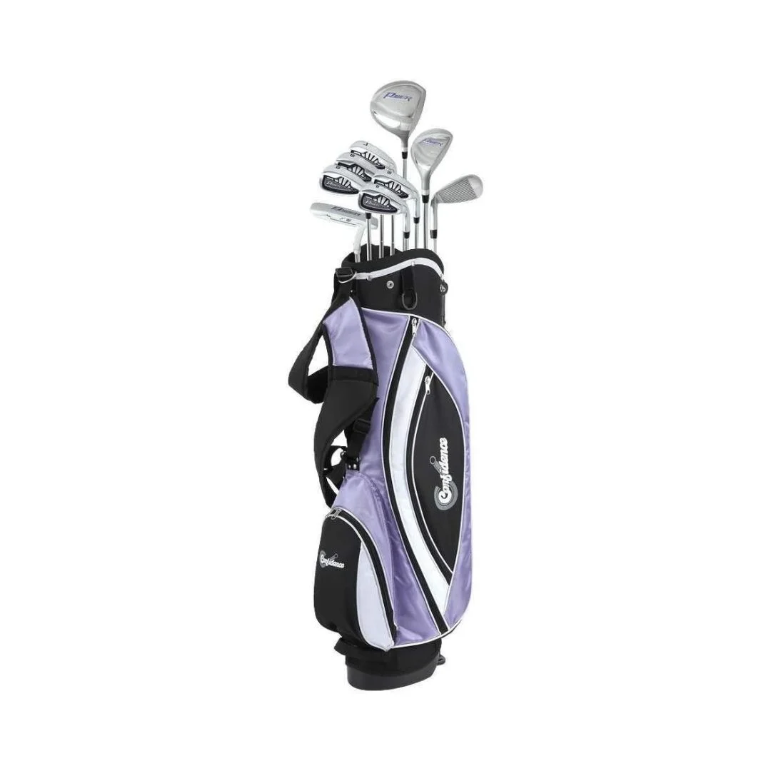 Confidence Women Lady Power III Golf Clubs Set with Stand Bag (S10)